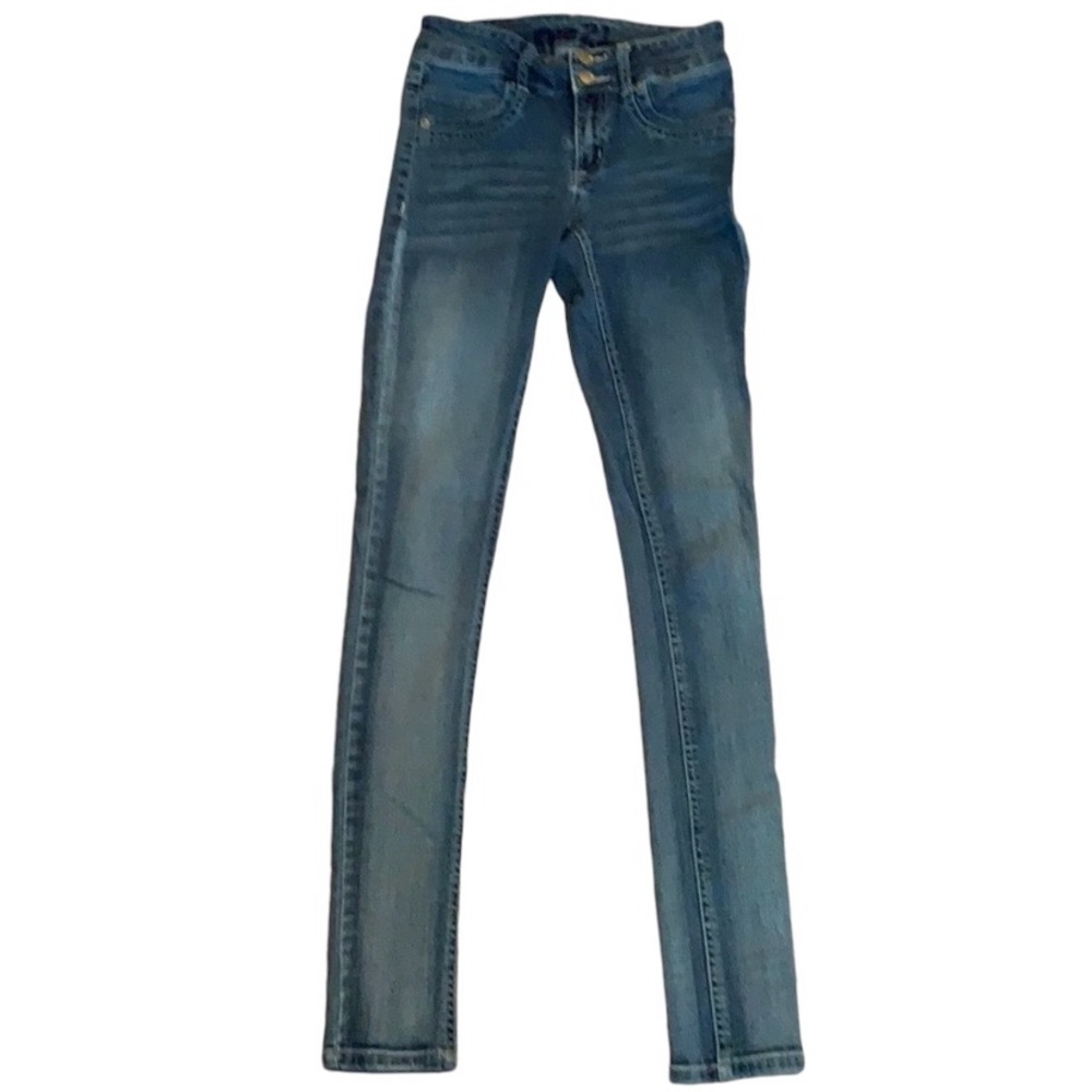 Rue 21 Freedom Flex Light Wash Mid Rise Jeggings Women’s Size 0